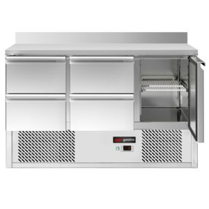 Réfrigérateur commercial de comptoir ECO - 1370x700mm - avec 1 porte / 4 tiroirs - avec rebord - capacité 368 litres - Product Image 5