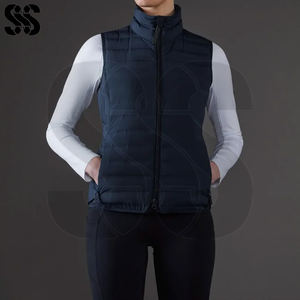 Gilet d'équitation premium sans manches, veste d'équitation matelassée légère en polyester/nylon, options personnalisées pour - Product Image 3