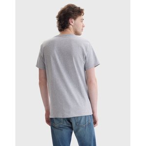 เสื้อยืดผ้าฝ้าย100% สำหรับผู้ชายเสื้อยืดลำลองเนื้อนุ่มสำหรับฟิตเนสฤดูร้อนคอกลมแขนสั้นสำหรับผู้ชาย - Product Image 4