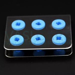 Soporte para bloque de fresas dentales, estuche de desinfección para fresas de alta y baja velocidad, Agujero 6, aleación de aluminio de Vaslcare - Product Image 3