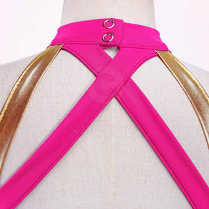 Haute qualité séchage rapide femmes Cheerleading uniforme léger couleur unie Cheerleading uniforme - Product Image 4