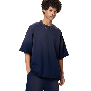 Camiseta de Jersey de peso pesado de calidad superior superventas, camiseta de manga corta con estampado Digital de color lavado a la piedra de estilo deportivo - Product Image 4