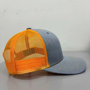 Gorras de camionero Premium al por mayor Sombreros de camionero de perfil medio ajustables de 6 paneles Gorras en blanco Ropa deportiva en Vietnam - Product Image 3