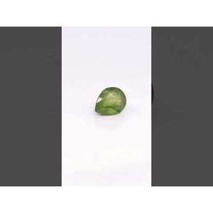 Saphir Vert Naturel de Bangkok, Pierre Libre, 6 carats, Coupe Poire Ovale, Gemme Minérale Créée en Laboratoire, Certifiée IGI, Polie à la Chaleur - Product Image 3