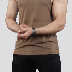 Camisetas sin mangas para hombre, venta al por mayor, chaleco transpirable de secado rápido muscular, camiseta sin mangas de Color sólido, para hombre Camiseta sin mangas con servicio OEM, nuevo diseño - Product Image 6