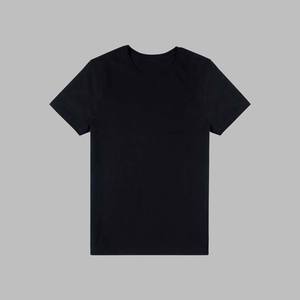 T-shirt Homme Noir en Coton Respirant Grande Taille – Qualité Supérieure, Style Urbain, Coupe Slim, Personnalisable OEM 2026 - Product Image 2