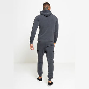 Survêtement personnalisé unisexe avec broderie et appliques Ensemble de pantalons de survêtement et de sweat à capuche Baggy d'hiver en deux pièces Sweat à capuche pour hommes en éponge française - Product Image 6