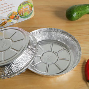 Vente en gros en usine Plateau rond jetable en aluminium de 8 pouces pour friteuse à air et plus - Product Image 4