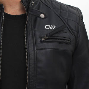 Chaqueta de moda de cuero marrón profesional hecha a mano de calidad superior con cuello levantado transpirable para la temporada de invierno - Product Image 5
