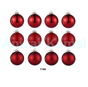Adornos de árbol de Navidad de cristal negro, decoraciones de bolas transparentes brillantes mate para el hogar, fiesta de Acción de Gracias, regalo de vacaciones - Product Image 5