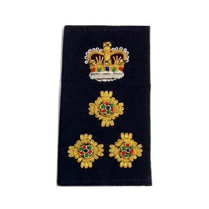 Accesorios de uniforme de piloto profesional, par de insignias de hombro de charreteras bordadas personalizadas para uniformes de aerolínea - Product Image 2