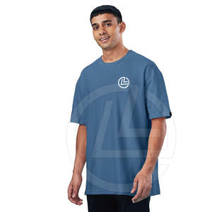 T-shirt Streetwear surdimensionné pour homme Conception de base à épaules tombantes avec matière 100% coton Sensation douce au toucher - Product Image 3