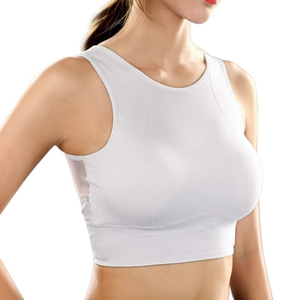 Oem Service logotipo personalizado en blanco liso gimnasio deportes entrenamiento Crop Top camisetas algodón Crop Top transpirable camiseta de mujer - Product Image 6