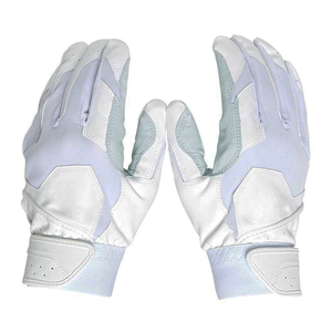 Guantes de Bateo Personalizados con Puño Largo, Guantes de Béisbol de Cuero Genuino con Logotipo Personalizado para Uso Profesional en el Campo para Adultos - Product Image 4