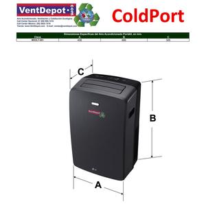 แอร์พกพา อินโนวาโดร์, MXOLT-001, 12000BTU, 1.0 ตัน, 373 - Product Image 5