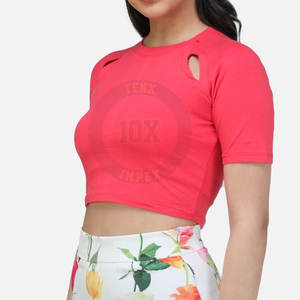 เสื้อครอปสตรีทำจากผ้าฝ้าย - Product Image 2