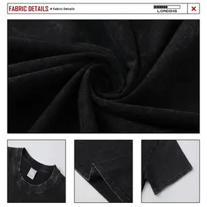 Camiseta Formal de Manga Corta con Cuello Redondo para Hombre BlanqWear, Ajuste Holgado, 100% Algodón Premium de 280g, Antibacteriana, de Secado Rápido - Product Image 4