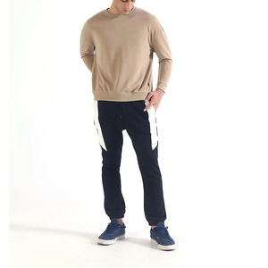 สเวตเชิ้ตคอกลมแขนยาวสำหรับผู้ชายสเวตเชิ้ตผ้าฝ้ายปักตามสั่ง - Product Image 2