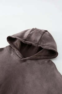 Sudadera con capucha de lavado ácido Unisex, ajuste de gran tamaño, sudaderas hechas a medida de alta calidad, 100% algodón, forro polar Digital de invierno, totalmente personalizable - Product Image 6