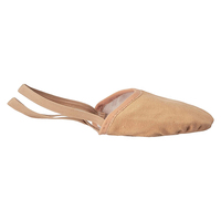 Chaussures de danse rythmique pour femmes fabriquées en usine, à bout mi-ouvert, talon plat, tailles et couleurs personnalisées, tige en microfibre, doublure en coton, meilleures ventes