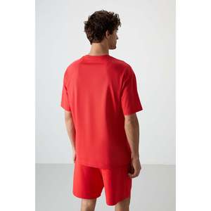 T-shirt oversize pour homme Fiesta, 100% coton, tissu tricoté texturé épais, imprimé - 88368 - Product Image 2