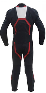 Traje de moto de cuero pesado cómodo de alta calidad a prueba de viento e impermeable para carreras y ropa deportiva personalizada - Product Image 3