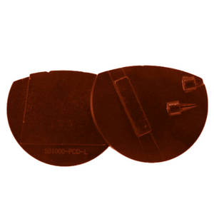 Disco de molienda de cambio rápido de 3 pulgadas de grado contratista, dos 1/4 segmentos de PCD, agente de unión de metales, muelas abrasivas de alto rendimiento - Product Image 2