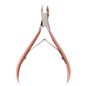 Pinza de cutículas de acero inoxidable personalizada profesional, herramienta de Podología reutilizable lavable para dedos de los pies encarnados, cortaúñas, uso de dedos - Product Image 5