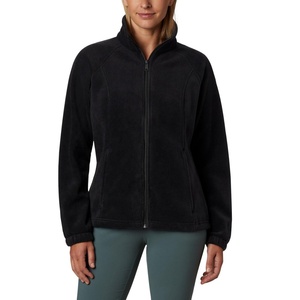Chaqueta de Invierno Ligera, Transpirable y Resistente al Viento con Capucha, Forro Polar, Cierre de Cremallera, Negra, Personalizable con Logotipo para Mujer, Venta Caliente 2026 - Product Image 1