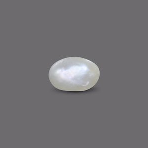 Perle de Basra 5,92 carats, perle d'eau douce naturelle, bouton de perle blanc rose et variantes de couleur pour bijoux et fabrication de bijoux - Product Image 1