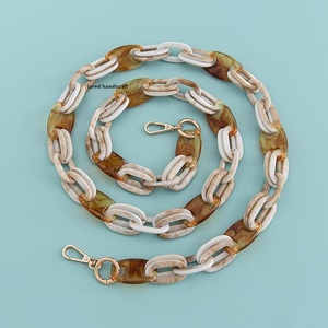 30 Color New Designs Pastel Stone Beads Chain for Women's Handbag Purse Acrylic Resin Phone Chain Business Wedding Party - Product Image 3