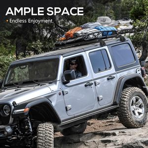 Roof Rack chéo thanh với Tương thích cho 2007 2025 <span class=keywords><strong>Jeep</strong></span> Wrangler JK jku JL jlu không giới hạn & Đấu sĩ JT hardtop, mái Xà Ngang - Product Image 4