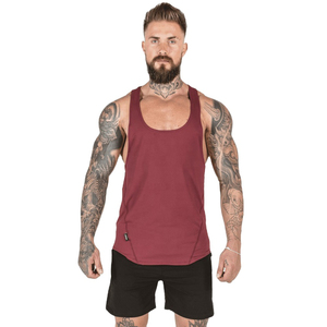 Débardeur à col rond uni très vendu pour hommes Chemise sans manches légère imprimée avec logo personnalisé pour débardeurs de sport - Product Image 2