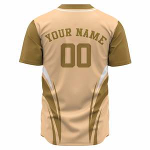 Camisetas de béisbol con botones completos impresos personalizados, UNIFORMES DE EQUIPO personalizados, tela transpirable que absorbe la humedad para un aspecto profesional - Product Image 2