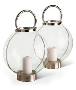 Linterna de acero inoxidable, elegante acabado dorado, ideal para interiores modernos, decoración del hogar e iluminación de eventos - Product Image 5