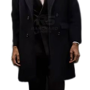 <b>Men</b> Casual Long <b>Coat</b> Autumn Winter Outerwear <b>Men</b> Long Overcoat Thick Warm Winter <b>Coat</b> for Work Daily - Product Image 6