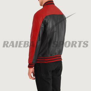 Chaqueta Bomber Vintage Impermeable Ecológica de Primera Calidad Unisex Personalizada en Oferta, Chaqueta Varsity 100% Algodón con Cuello Alto - Product Image 5