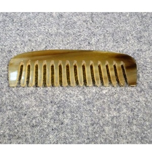 Peigne à cheveux en agate et corne de buffle écologique, artisanat indien fait main, style animal, vente chaude - Product Image 5