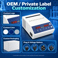 Pembuat Gel Digital LED dengan Pemanas dan Pendingin Independen untuk Persiapan Gel Plasma