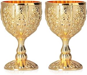 Vaso de Cóctel de Lujo de Vidrio y Latón, Diseño Marden, 300 ml de Capacidad, Hecho a Mano para Restaurante, Bar, Hotel - Product Image 2