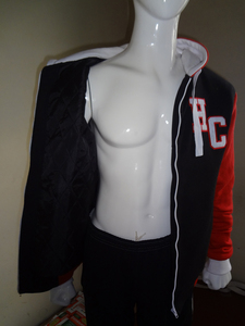 OEM personalizado invierno Chenille bordado Logo chaqueta de cuero de la PU de cuero Varsity chaquetas para niños - Product Image 5