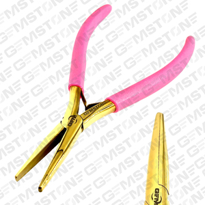 Alicates profesionales para extensiones de cabello de boca plana de acero inoxidable de 6 pulgadas GEMSTONE ENTERPRISES-Instrumento de belleza duradero y reutilizable - Product Image 3