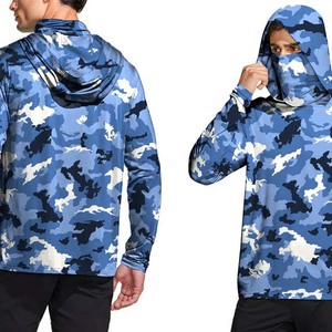 Ropa de pesca de secado rápido de manga larga Anti-UV personalizada de alta calidad, camisetas de pesca sublimadas con impresión, Jersey con capucha - Product Image 2