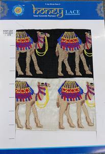 ลูกไม้ปักลายดอกไม้สีสันสวยงามพร้อมรายละเอียดที่ซับซ้อนสำหรับงานหัตถกรรมแฟชั่นและโครงการตกแต่งบ้านที่หรูหรา - Product Image 5