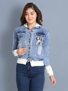 Veste en jean de qualité supérieure pour femmes, vêtements décontractés, nouveau Design sur mesure, veste en jean doux, vente en gros - Product Image 2