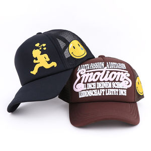 หมวกทรูเกอร์โฟมพิมพ์ลายตาข่าย5แผงลายพิมพ์โลโก้ออกแบบได้ตามต้องการ - Product Image 6