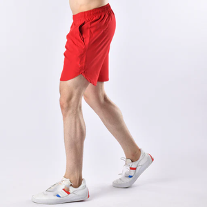 Shorts décontractés légers pour hommes Style uni Shorts de sport décontractés pour hommes Shorts décontractés avec poche latérale - Product Image 5