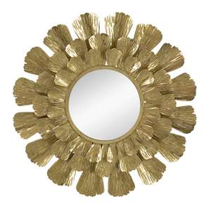 Prix de gros bon marché Miroir mural en métal Exportateur Designer Handmade Wall Decorative Mirror Meilleure qualité disponible. - Product Image 2