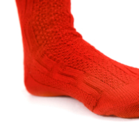 Chaussettes bavaroises pour hommes en polyester tissé de haute qualité, antibactériennes, séchage rapide, respirantes, couleurs personnalisées, blanc, noir, bleu, fabrication en usine