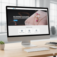 Joyería profesional Diseños de sitios web de comercio electrónico Agencia Web asequible Creación de plataformas en línea modernas y fáciles de usar